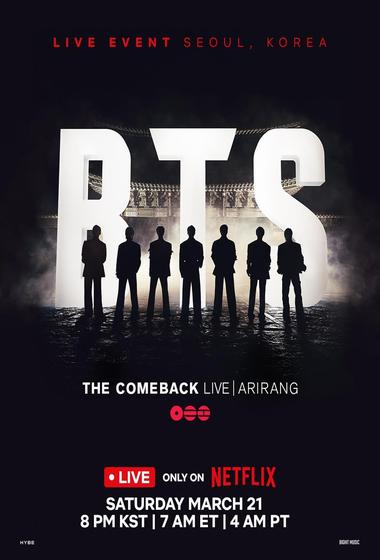 فيلم BTS THE COMEBACK LIVE ARIRANG 2026 مترجم - باهي فيلم