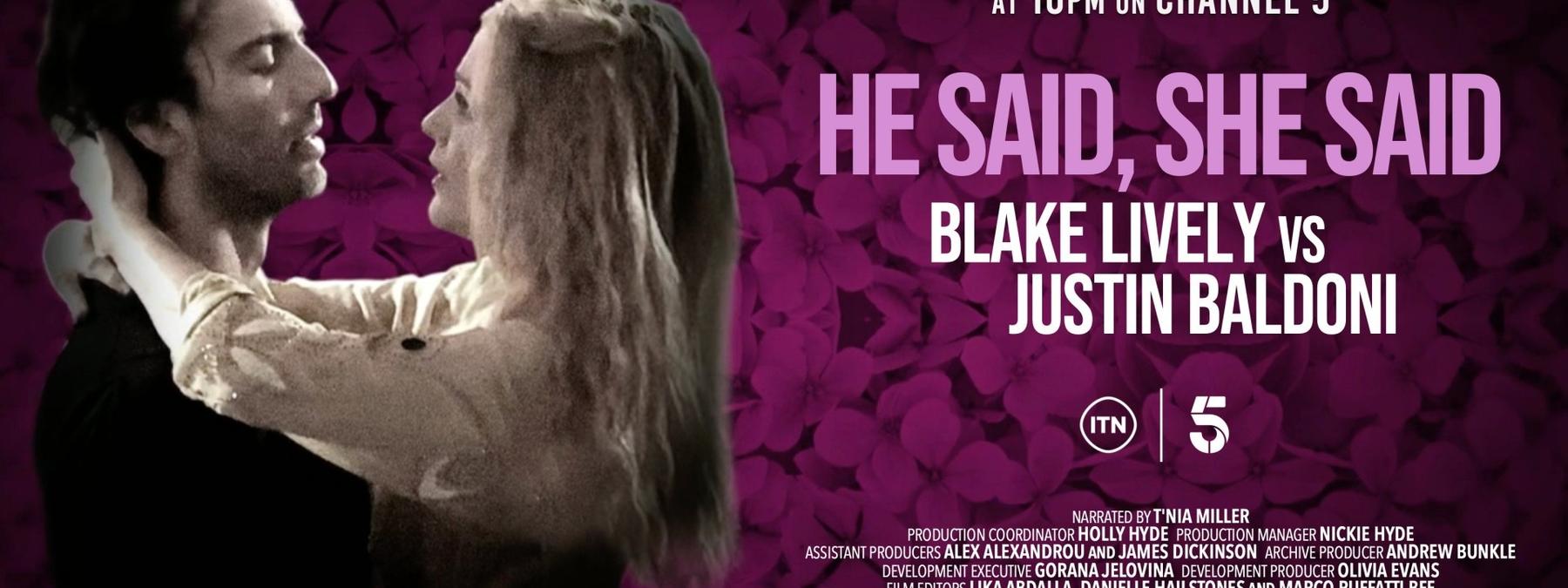 غلاف فيلم He Said, She Said Blake Lively vs Justin Baldoni 2025 مترجم